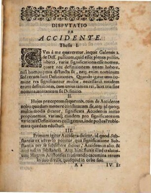 Disputatio de accidente