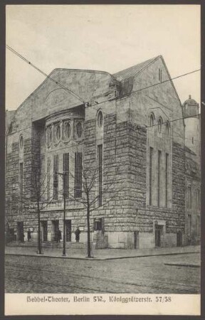 Ansichtskarte „Hebbel-Theater“, Stresemannstraße