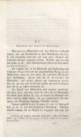 Katholische Dogmatik, 1. Einleitung in die katholische Dogmatik