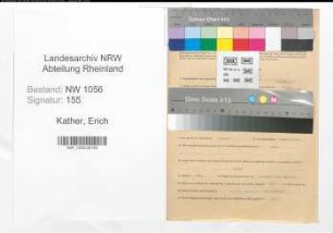 Entnazifizierung Erich Kather , geb. 23.04.1905 (Ingenieur)
