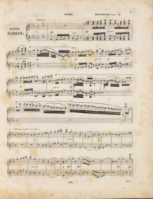 Sonate pathétique : oeuv. 13