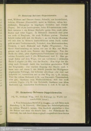 IV. Hainsberg-Rabenau-Dippoldiswalde