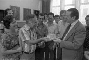 Empfang der Stadtverwaltung für eine Delegation aus Israel im Rahmen eines deutsch-israelischen Austauschprogramms