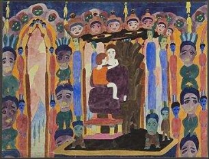 Muttergottes in einem indischen Tempel