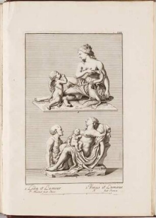 Leda mit Schwan und Cupido / Venus mit Cupido und Satyr