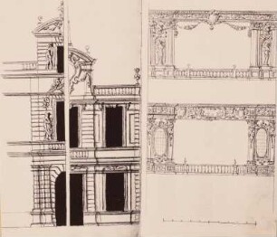 Details zu Fassade; Rahmen für Bühne