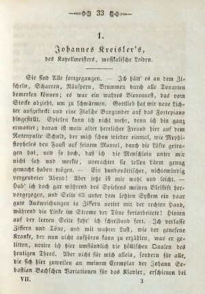 1. Johannes Kreisler's, des Kapellmeisters, musikalische Leiden