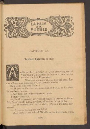 Capítulo CX - También Canevari es feliz