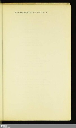 Bibliographische Angaben