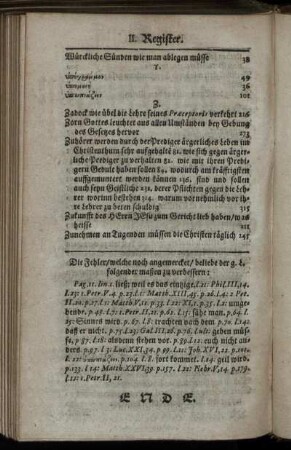 Die Fehler / welche noch angemercket / [...]