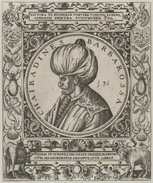 Bildnis des Chairadines Barbarossa