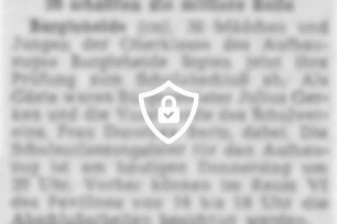 36 schafften die mittlere Reife
