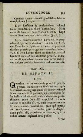 Cap. XII. De Miraculis