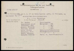 Wolff, Friedrich