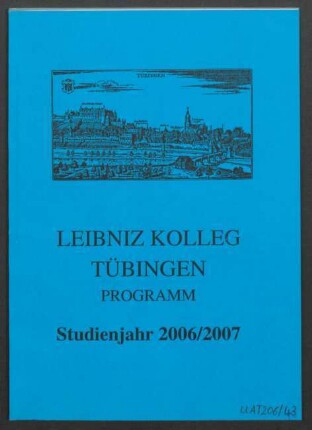 Studienprogramm Studienjahr 2006/2007