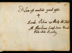 Stettin ; 29.03.1636 / Martinus Leuschner