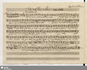 713. Cavatina: La mia amorosa hà un volto / Naumann, J.G.