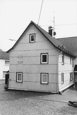 Wohnhaus, Fachwerk; Birstein, Schulweg 5