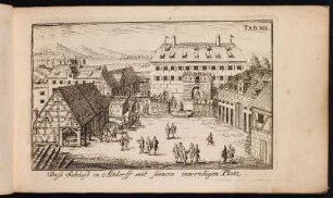 Tab. IV. Daß Schloß in Altdorff mit seinem inwendigen Platz. - Pflegschloss Altdorf, Altdorf bei Nürnberg