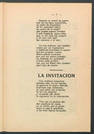 La invitación