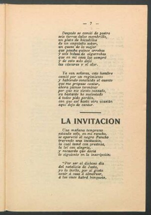 La invitación