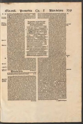 Incipit liber proverbiorum quem hebraei + misle appellant.