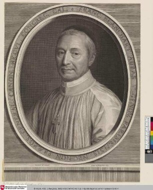 FRANC. BLANCHART ABBAS S. GENOV. PARISIENSIS NEC NON PRAEPOS. GENERAL. CANON. REGVL. CONGREG. GAL.; [Blanchart (François), Abbé de Sainte-Geneviève]