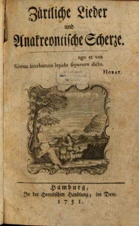 Zärtliche Lieder und Anakreontische Scherze