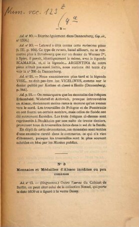 Documents pour servir à la numismatique de l'Alsace, 4a