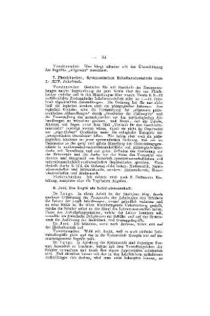 Systematisches Inhaltsverzeichnis zum I. bis XIV. Jahrbuch