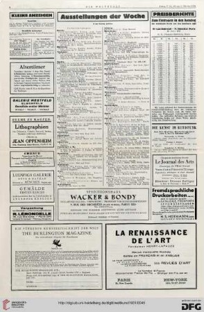 Nr. 40 (4. Okt. 1931), S. 6: Preisberichte