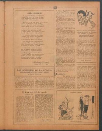 Las academias de la lengua : Lista de las academias de Hispano América, correspondientes de la Real Academia Española