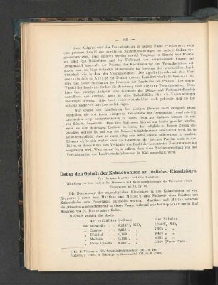 Ueber den Gehalt der Kakaobohnen an löslicher Kieselsäure.