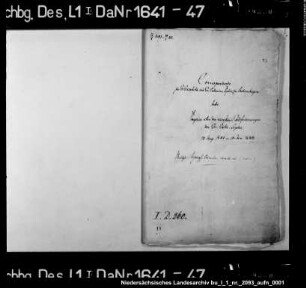 Vergleich über rückständige Geldforderungen der Gräfin Catharina Sophie zu Holstein-Schaumburg