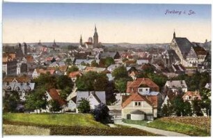 Freiberg. Blick auf Freiberg