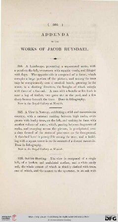 Addenda to the Works of Jacob Ruysdael