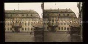 Blick auf den Osteiner Hof, Gouvernement, auf dem Schillerplatz, Mainz