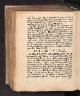 Ex Ordine Medico.
