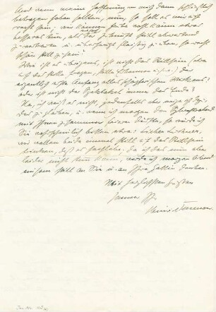 Brief an Graf Luckner v. 30.12.1943: Brief an Graf Luckner