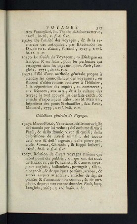 317-318, Collections générales de Voyages