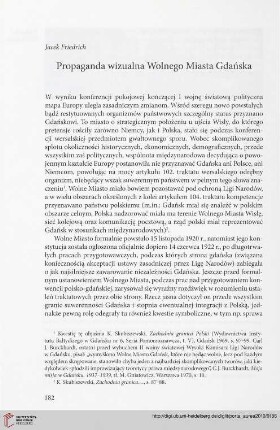 9: Propaganda wizualna Wolnego Miasta Gdańska
