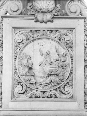 Christus lehrt das Volk auf dem Schiff