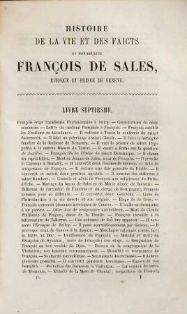 Histoire du bien-heureux François de Sales evesque et prince de Geneve : composée premierement en latin et mise en françois par le mesme autheur, 2