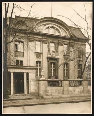 Italienische Botschaft, Berlin-Tiergarten Umbau: Schmalseite des Hauses Standartenstraße 11