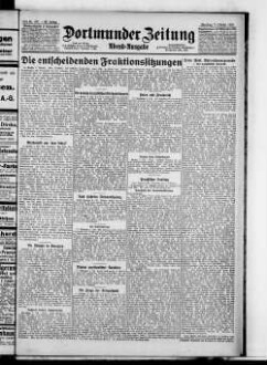 Dortmunder Zeitung. 1874-1939