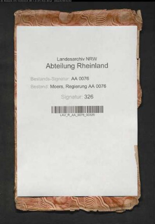 Armenrechnungen zu Baerl