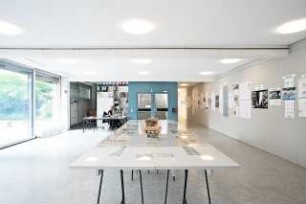 Ausstellung »Schinkel erhebt sich aus seinem Schrein. Der ZEIT-Wettbewerb zur Bauakademie 1995«. 15.5.-15.6.2017, Galerie des Architekturmuseums, Berlin: Ausstellungsfoto