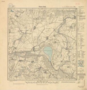 1273 Ossecken (4-cm-Karte) Meßtischblatt [alte Nr. 174]