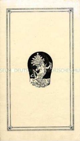 Programm für eine Weihnachtsfeier 1916