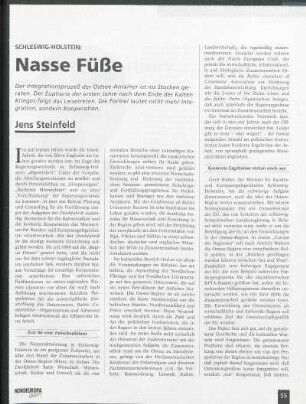 Schleswig-Holstein: Nasse Füße